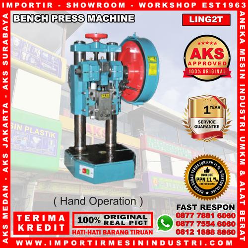 [EZM.3600896] AKS - LING2T Mesin Pon Logam / Bench Press Stamping Machine 2 Ton