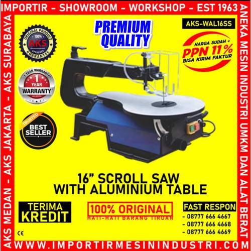 [EZM.3600906] Mesin motong Kayu kecil GERGAJI LISTRIK MINI BODI KOKOH - WAL16SS