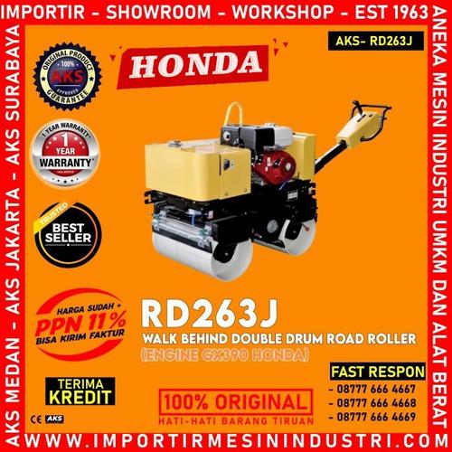 [EZM.3600921] Tandem Double Drum Engine GX390 HONDA Road Roller 13 Hp 3600 Rpm