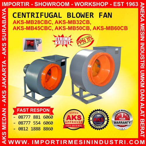 [EZM.3600945] CENTRIFUGAL BLOWER FAN 3P/2900 RPM Type AKS-MB50CB15
