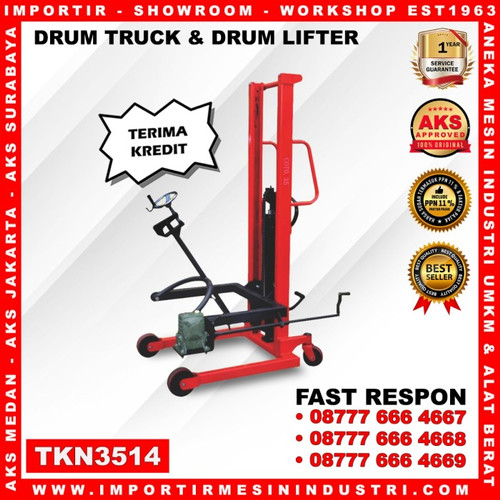 [EZM.3600958] Alat Angkut Barang / Hand Drum Lifter / Truck 350 kg - TKN3514