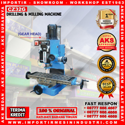 [EZM.3601002] Best Seller Mesin Bor Drilling dan Milling 32 mm x 63 mm AKS - CZ32G
