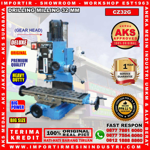 [EZM.3601005] Drilling Milling Machine | Mesin Bor 0,75 Kw 32 mm AKS - CZ32G