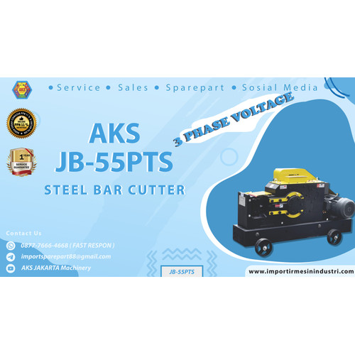 [EZM.3601018] Mesin Pemotong Besi Steel Bar Cutting Machine 55mm AKS - JB55PTS
