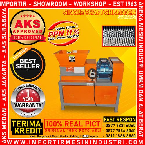 [EZM.3601031] PlastiK Shredder Bone Crusher Pencacah Sampah 4 Kw AKS-SD400S