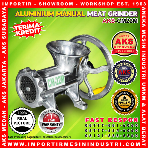[EZM.3601043] Alat Penggiling Gilingan Giling Daging Manual Bumbu Bakso CM22M AKS