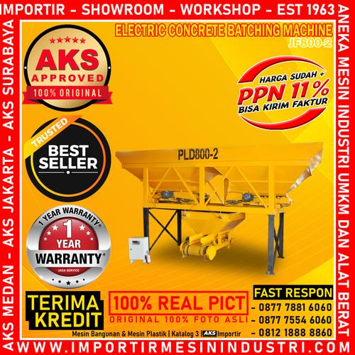 [EZM.3601062] Concrete Mixer Pengaduk Semen Beton Cor Batching Machine AKS - JF800-2