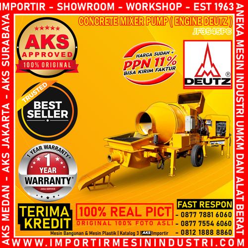 [EZM.3601064] Mesin Semen Molen Pengaduk Concrete Mixer DEUTZ 45 Kw AKS - JF3545PC