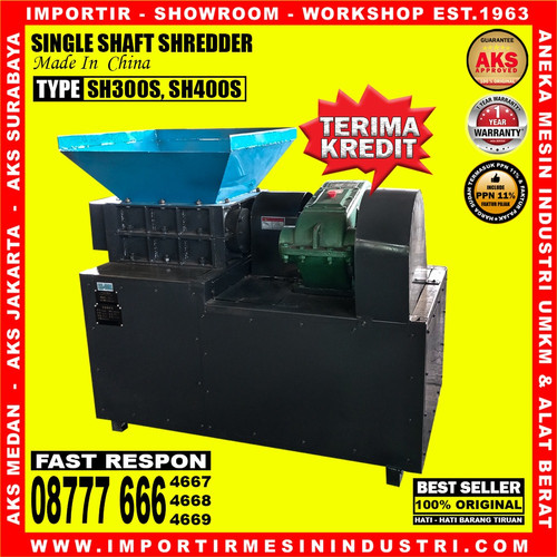 [EZM.3601139] single shaft shredder mesin penghancur kayu 11 kw original AKS- SH300S