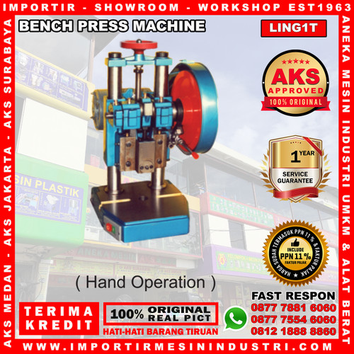 [EZM.3601152] Mesin Pon Press Emboss 1 TON Bench Stamping AKS - LING1T