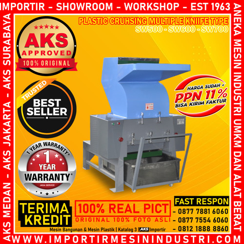 [EZM.3601182] Mesin Penghancur Plastik / Multiple Knife Crusher Plastic AKS - SW700