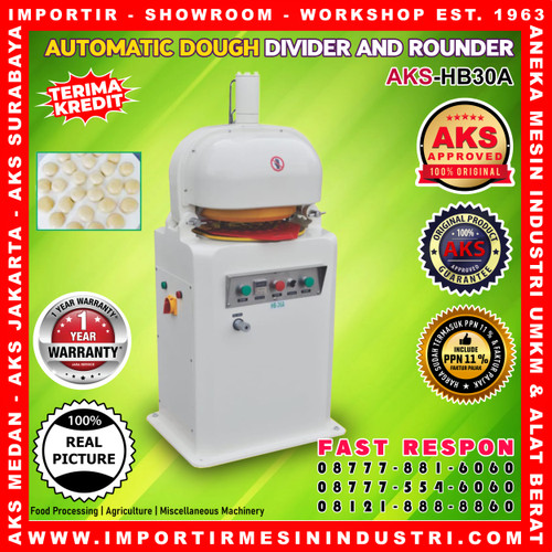 [EZM.3601201] Mesin Pembagi Adonan Otomatis Dough Divider Rounder Automatic HB30A