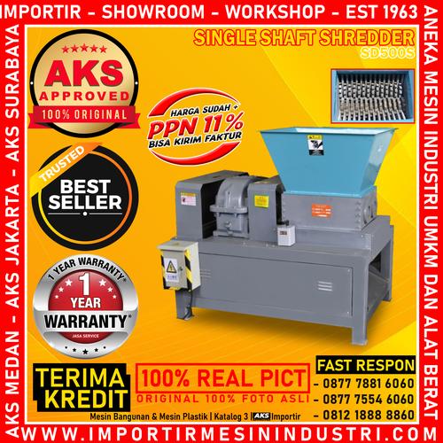 [EZM.3601238] Plastic Shredder / Mesin Penghancur Sampah Botol Plastik AKS - SD500S