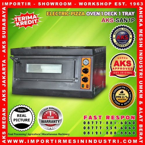 [EZM.3601251] GAS OVEN PIZZA PEMANGGANG PIZZA AKS-SAN1P ORIGINAL RESMI
