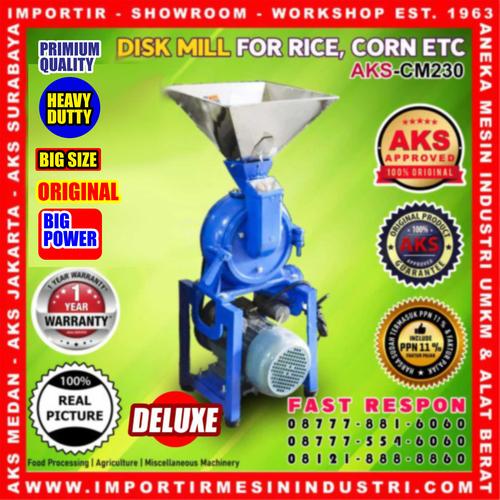 [EZM.3601259] Mesin Giling Tepung Disk Mill CM230 / Penepung TERBAIK AKS ORIGINAL