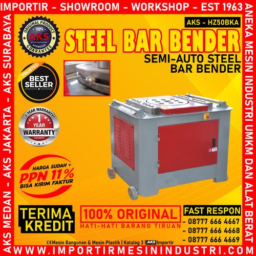 [EZM.3601282] 4 KW - HZ50BKA Mesin Tekuk Besi / Semi Automatic Bending Machine Rebar