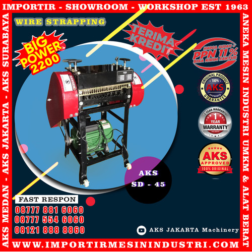 [EZM.3601330] Pengupas Kabel Tembaga - Wire Stripping Machine 2.2 Kw - SD45