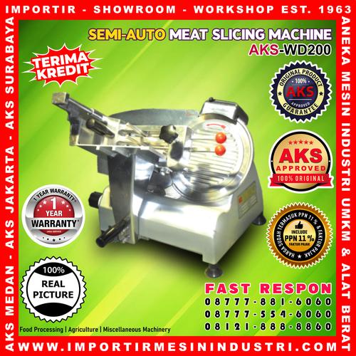 [EZM.3601349] Meat Slicer 220 mm Mesin Pengiris Iris Daging Beku Semi Otomatis WD200