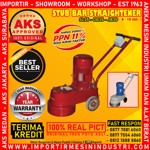 [EZM.3601384] Mesin Poles Lantai Terrazzo mesin grinding lantai 7,5 Kw AKS - DB35