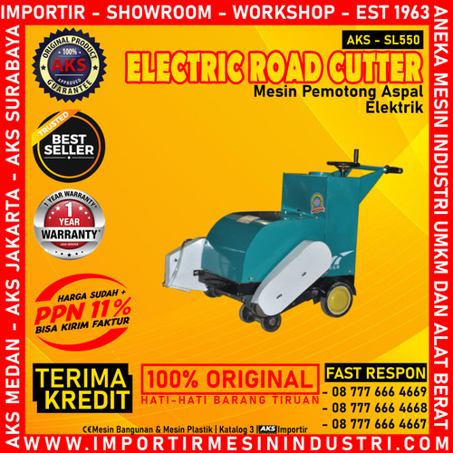 Cutter Electric Concrete / Mesin Potong Aspal Jalan AKS - SL550