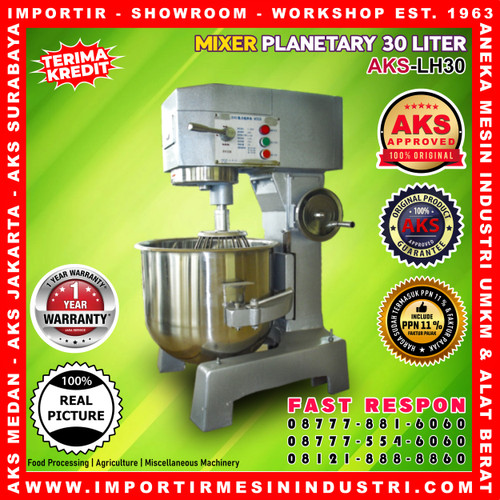 [EZM.3601402] Mixer Planetary 30 Liter / Pengaduk Adonan Kue / AKS-LH30