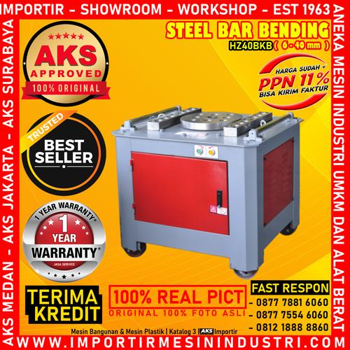 [EZM.3601408] Mesin Pembengkokan Besi Bar Bending Steel (Strength Type) 3 Kw HZ40BKB