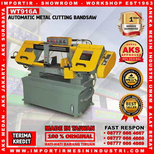 [EZM.3601514] Bandsaw Machine 9" 2 Hp Automatic / Mesin Potong Besi AKS - WT916A
