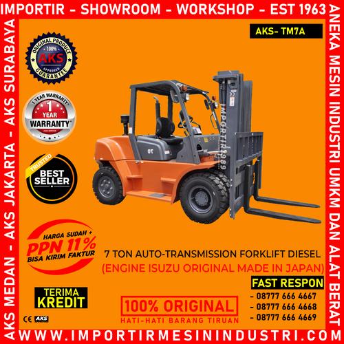 [EZM.3601585] Engine Diesel Isuzu Japan Forklift Angkut Barang 7 Ton - TM7A