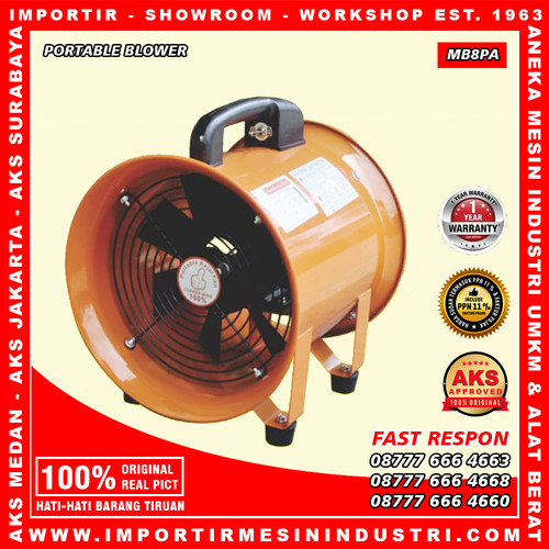 [EZM.3601598] Bergaransi Kipas Blower portable 8 inch