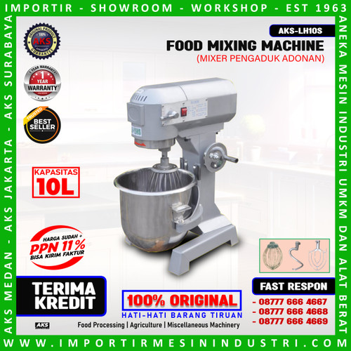 [EZM.3601599] Planetary Dough Mesin Mixer AKS LH10HS / LH-10HS / Alat Mixer