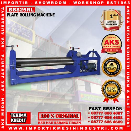 [EZM.3601676] Mesin Roll Plat Besi 4Hp / 3kw-Rolling Machine 8 x 2500 mm-BB825RL