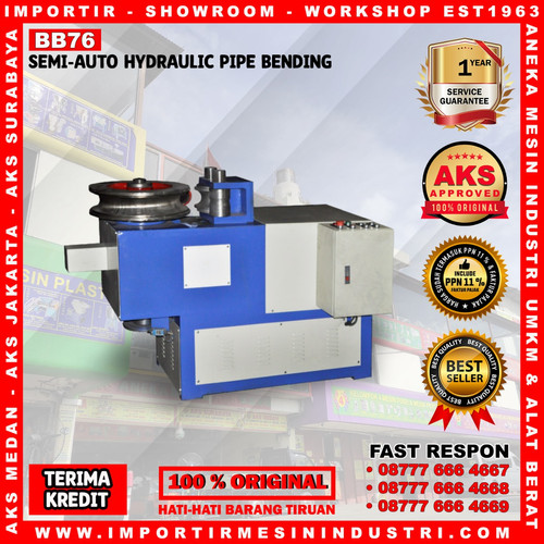 [EZM.3601680] Mesin Pipa Tekuk Semi Auto 2.2kw/Hydraulic Bending Machine-BB76BC