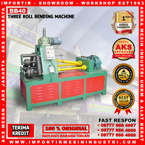 [EZM.3601689] Three Roll Bending Machine/Mesin Tekuk Pipa Roll Hydraulic - BB40/4kw