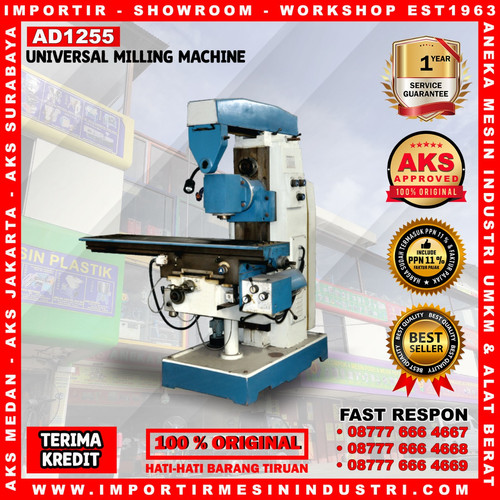 [EZM.3601706] Universal Milling Machine / Mesin Milling motor powr 3 kw AKS - AD1255