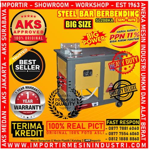 [EZM.3601716] Mesin Bar Bender Bending Mesin Penekuk Besi Max 20mm - SL20BKA