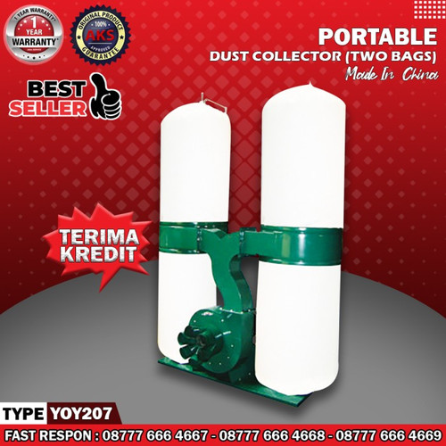 [EZM.3601765] Mesin Industrial Dust Collector Dua Tabung Motor 7 Hp Type - YOY207