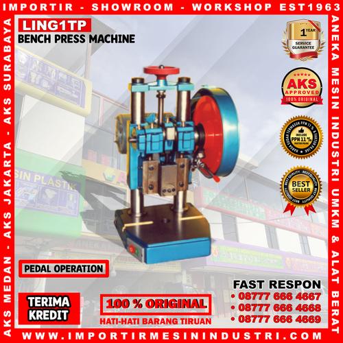 [EZM.3601789] Bench Press Stamping Mesin Pon Power 1 Ton AKS LING1TP Original