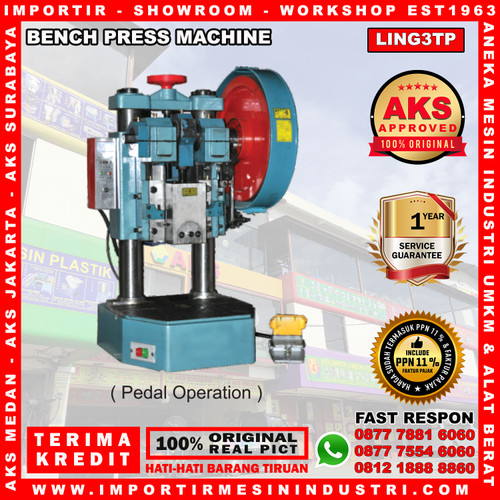[EZM.3601809] Bench Press Power Maximal 3 TON Stamping Machine LING3TP