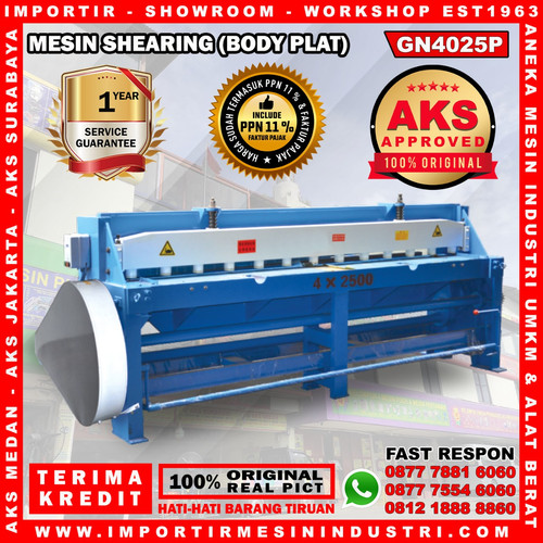 Machine Shearing Potong Plat 4x2500mm Shearing Machine Type - GN4025P