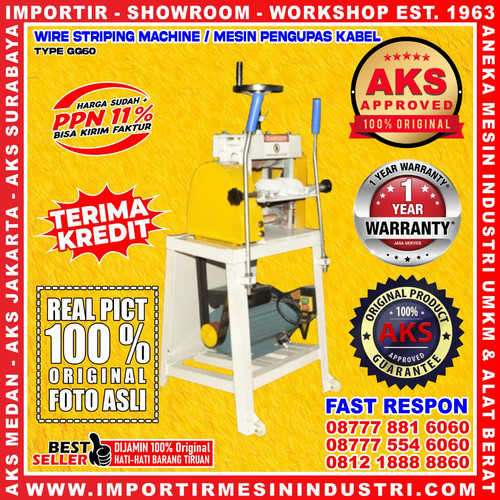 Wire Stripping Machine / Mesin Pengupas Kabel Tembaga / 60 mm - GG60