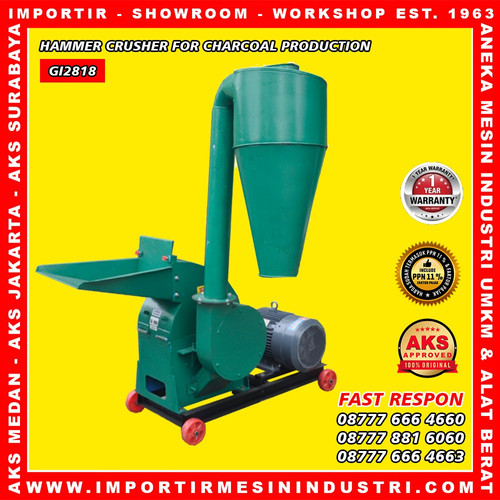 MACHINE Hammer Crusher for chrcoal production type AKS -GI2818