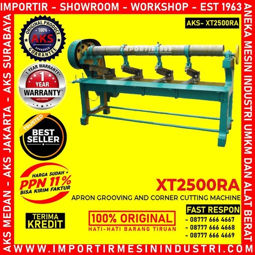 ORI Mesin Pemotong Karton Model Roda Atas 250 cm 2.2 kW - XT2500RA