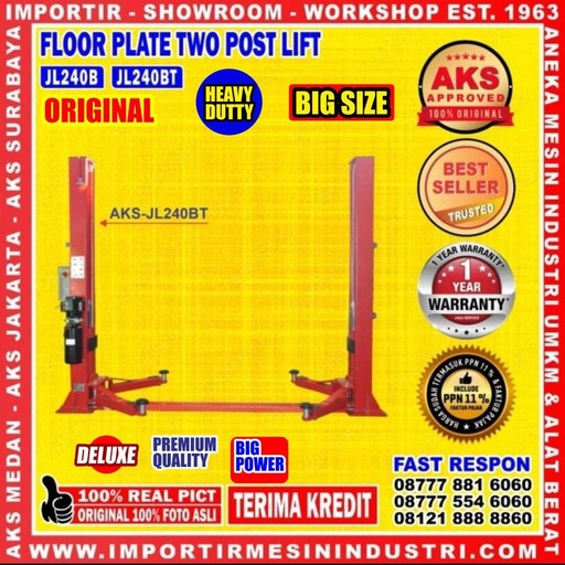 JL240BT / Two Post Lift Mobil 2 Tiang Max 4 Ton 2.2Kw