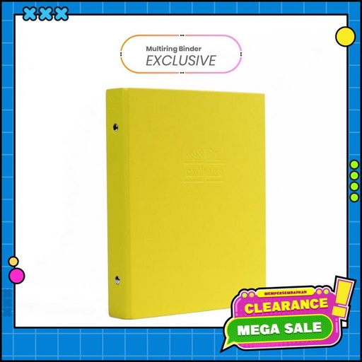 [EZO.8000409] Bantex Exclusive Multiring Binder A5/Binder Hardcover/Binder Karton 20 Ring - 1325