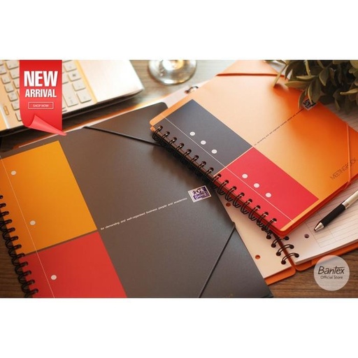 [EZO.8000798] Oxford Meetingbook Notebook Journal A4+ Squared Paper 100100362