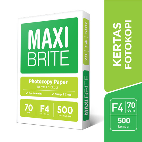 Maxi Brite Photocopy Paper 70gsm F4 per RIM - MBR PC 70 F4