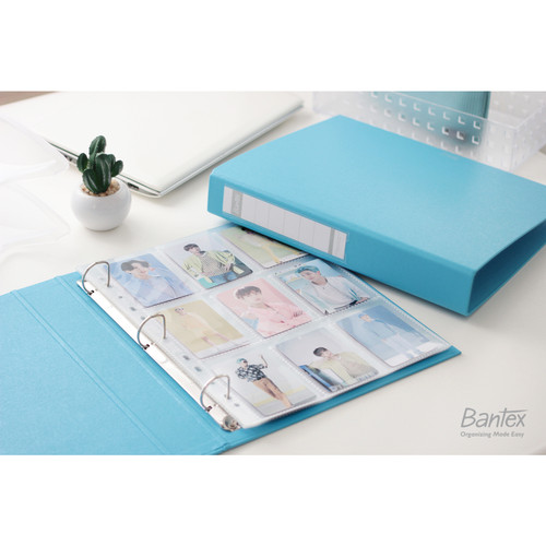Bantex 3 Ring Binder A4 Bubble Gum Color Blue – 8322P23