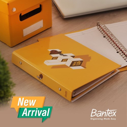 Bantex Multiring Binder A5 Never Give Up 20 Ring 25mm #1329 46