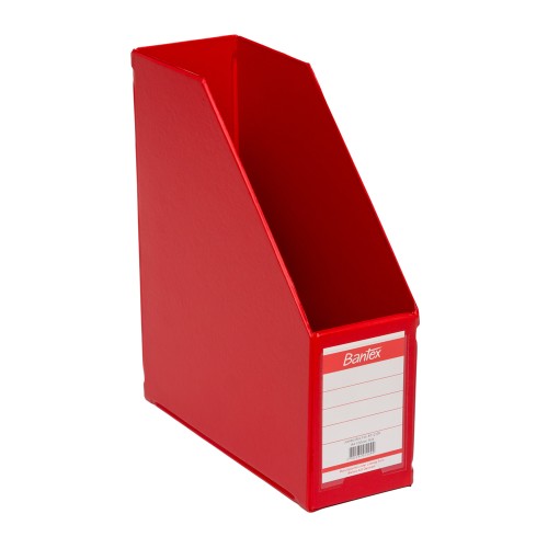 Bantex Magazine File (Box File) A4 10cm Red #4012 09