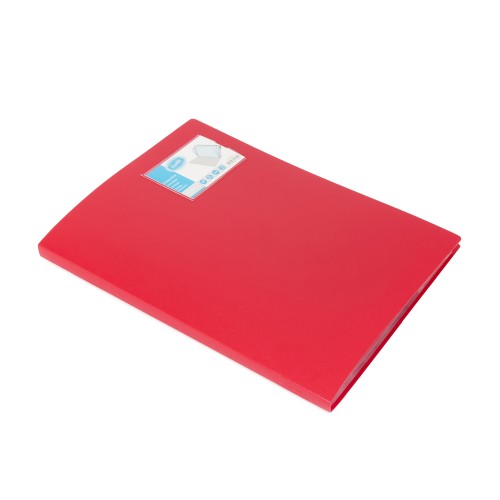 Bantex Display Book 20 Pockets A4 Red #3143 09